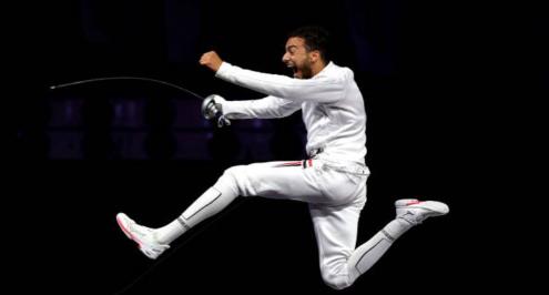 محمد السيد: ننتظر ميداليات أخرى في السلاح.. وأحب احتفال كريستيانو رونالدو